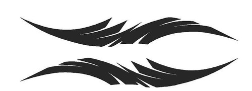 DECAL #A914 VINYL GRAPHIC AUTO SUV  VEHICLE CROSS OVER SWOOSH TRUCK VAN CAR SEMI - Picture 2 of 3
