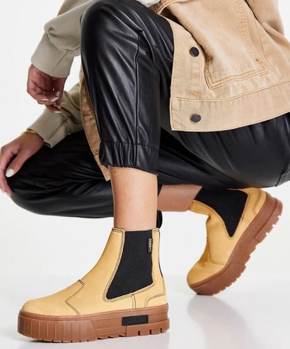 Mayze Chelsea Suede Boots / Taffy Brown 