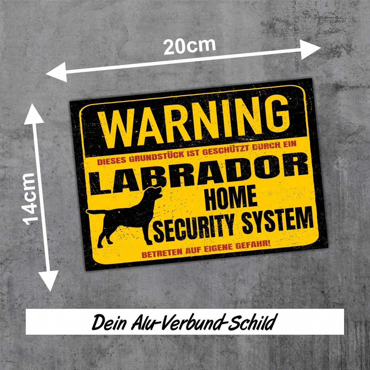 Merchandise For Fans Warnschild - Schild 20x30cm Motiv
