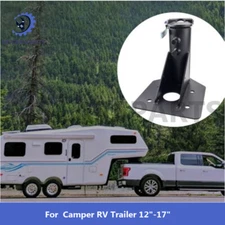 For Camper RV Trailer 12"-17" Fifth (5th) Wheel to Gooseneck Adapter Hitch
