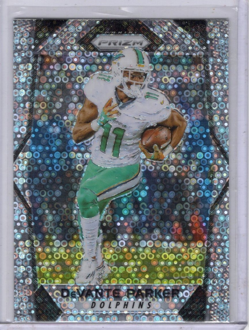 2017 Panini Prizm Disco #35 DeVante Parker Miami Dolphins