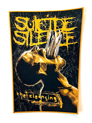 Suicide Silence- The Cleansing BROWN Border Licensed Woven Back
