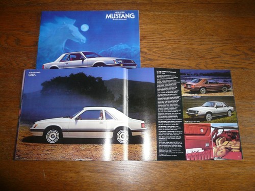 Folleto de ventas de Ford Mustang 1979 y 1980 - dos por uno - Imagen 8 de 12