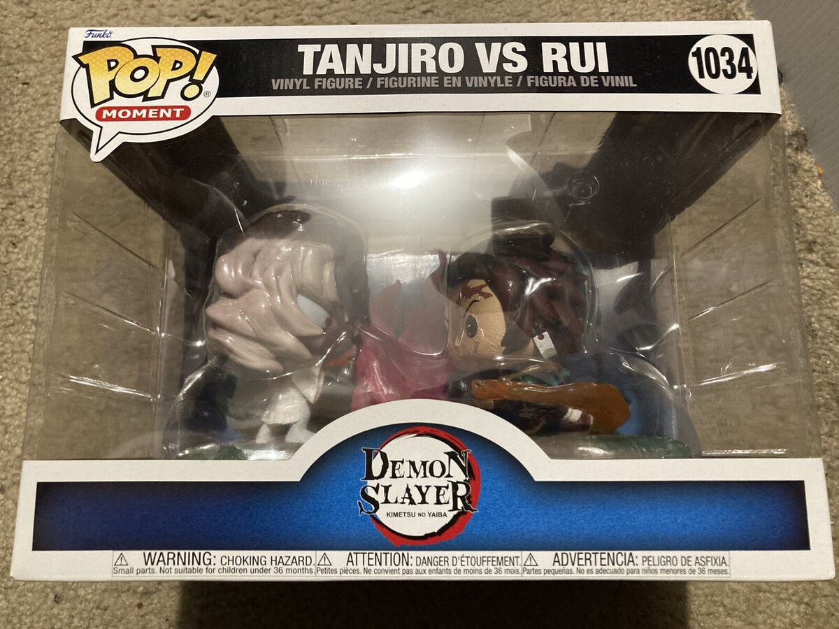 Funko Pop moment Tanjiro vs Rui Demon Slayer 1034