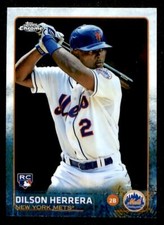 2015 Topps Chrome Dilson Herrera Rookie New York Mets #80