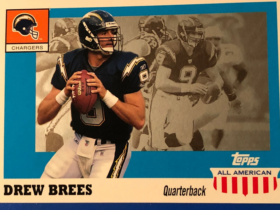 2003 topps all american Drew Brees #84. RARE!!!! - Image 3 of 4