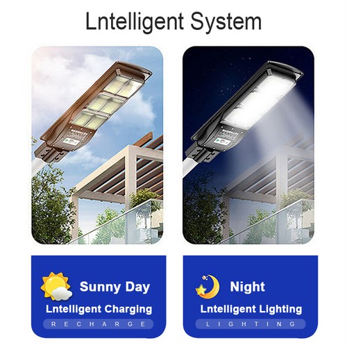 600W LED Solar Street Lamp Waterproof Bright Security Wall Flood Light with Pole - Picture 7 of 12