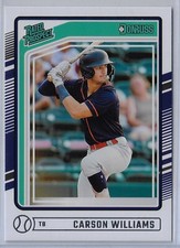 2024 Panini Donruss - Rated Prospects Carson Williams #179 (RC) Tampa Bay Rays