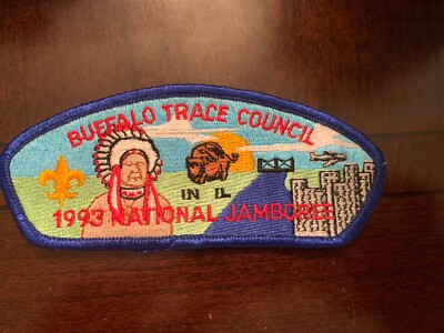 MINT 1993 JSP Buffalo Trace Council Indiana Illinois Blue Border