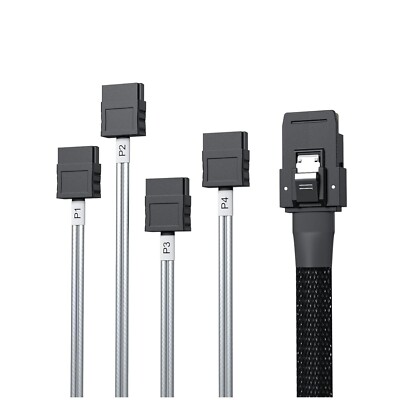 SAS-Kabel, SATA Kabel, Mini SAS, Kabel 0,5m, SFF-8087, 6G, Festplatten