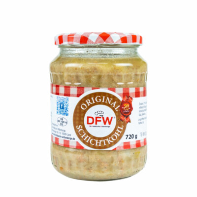 Schichtkohl mit Hackfleisch 720g im Glas Fertiggericht Schmorgericht Eintopf DFW