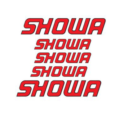 5 Klebstoffe Hrc Showa Moto Gp Rot Rand Schwarz
