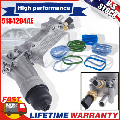 For 2011-2018 Chrysler Dodge Ram Jeep 3.6L New Upgrade Oil Cooler Filter Housing