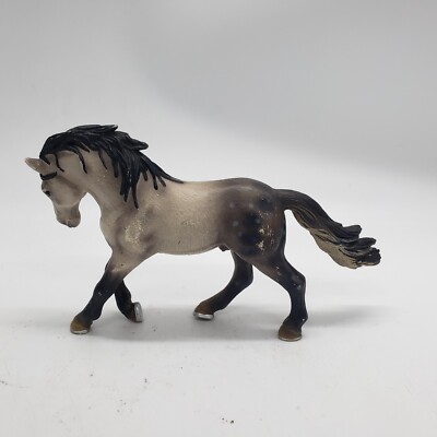 Schleich Gray ANDALUSIAN STALLION 2005 Retired Horse Animal Figure 13607 