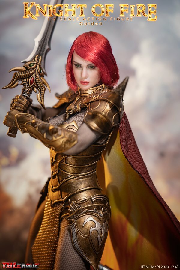 TBLeague Phicen 1/6 Knight of Fire Golden Sixth Scale Action