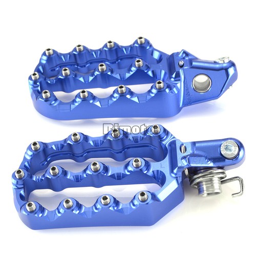 Blue Footrest Foot Pegs Footpegs Pedal For Husqvarna TE 310i 2019 eBay