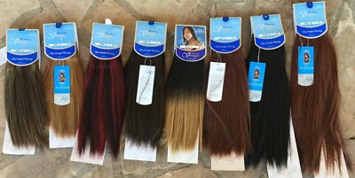 VIRGO BROADWAY BOHEMIAN PLATINUM or REMY human straight weaving extension hair