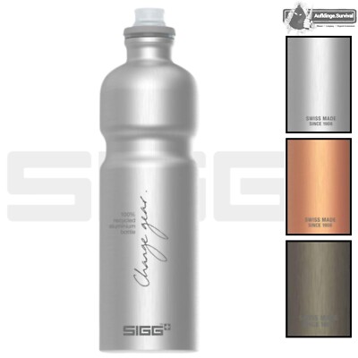 Sigg Aluminium Water Bottle Sport Move MyPlanet 0.75L BPA Free Water Bottle Swiss Eco
