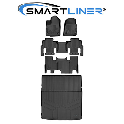 SMARTLINER Floor Mats Cargo Liner OEM 2022-2025 Jeep Grand Wagoneer 7 Passenger