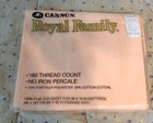 Vintage Cannon Royal Family Twin Flat Sheet Peach color NIP — photo 2