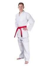 TEKKA BUDO Aikidoanzug Classic weiß 450g Aikido Gi Set (Jacke Hose Gürtel)