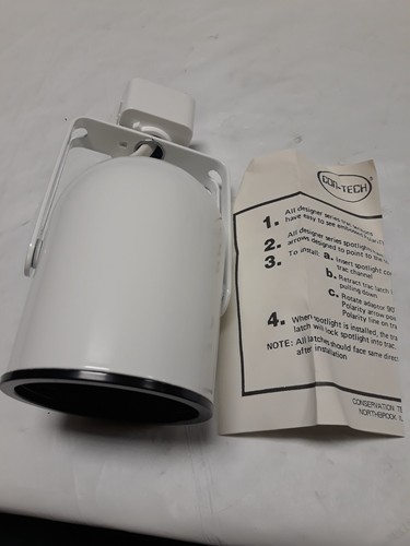 CONT-TECH LIGHTING CTL-2216 DESIGNER SERIES TRACK LIGHTING SPOTLIGHT WHITE NEW - Picture 3 of 7
