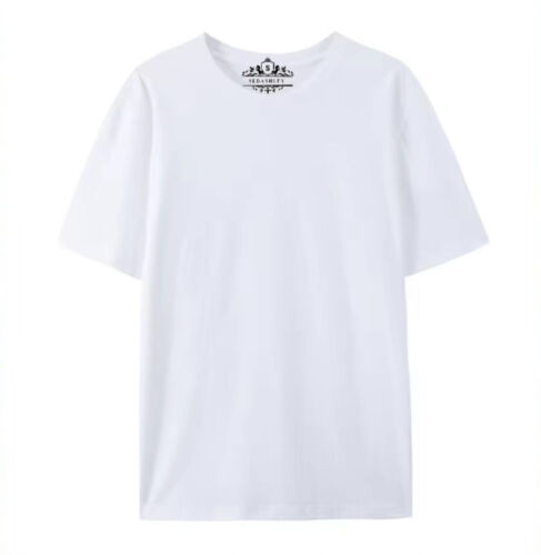 Sebashley 100% Baumwolle T-Shirts für Herren Damen Rundhals Vintage Unisex Loose Fit - Bild 9 von 21