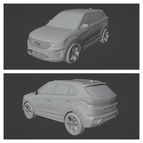 3d Printed 1/87 H0 Scale Cars (H-I-J-K) many models to choose from - Imagen 30 de 107