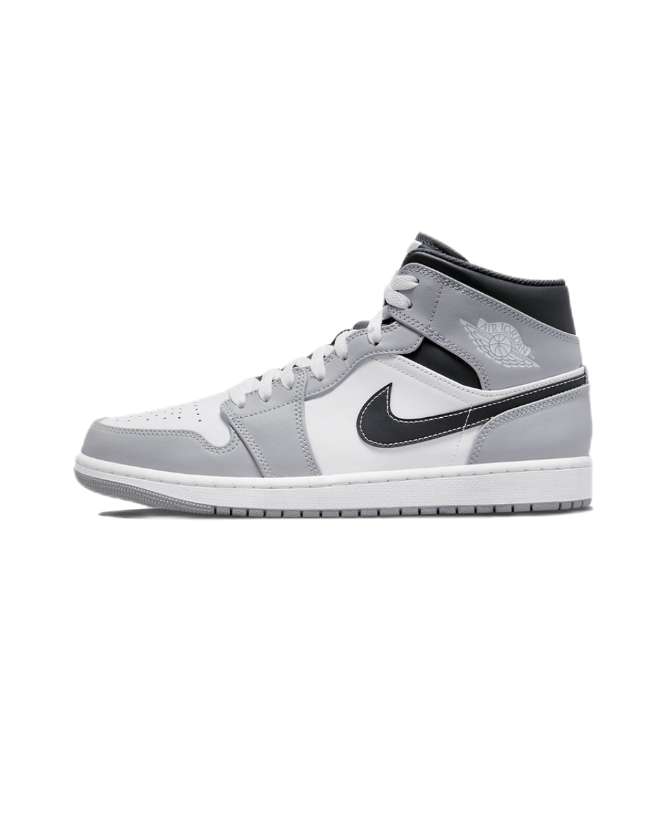 Size 7 - Jordan 1 Mid Light Smoke Grey for sale online | eBay