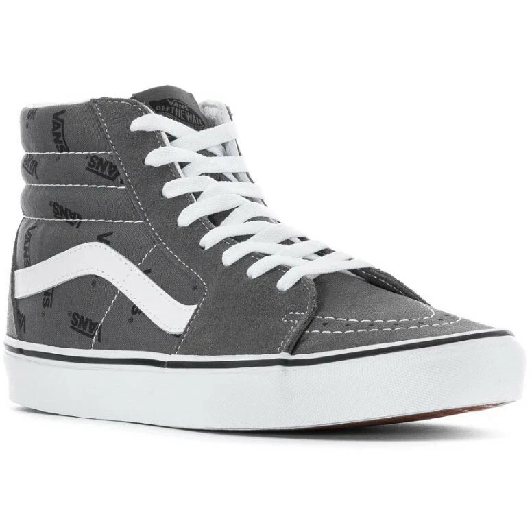 Vans SK8 HI Mens Womens Logo Pewter Grey VN0A5KRH9OM High Top Shoes | eBay