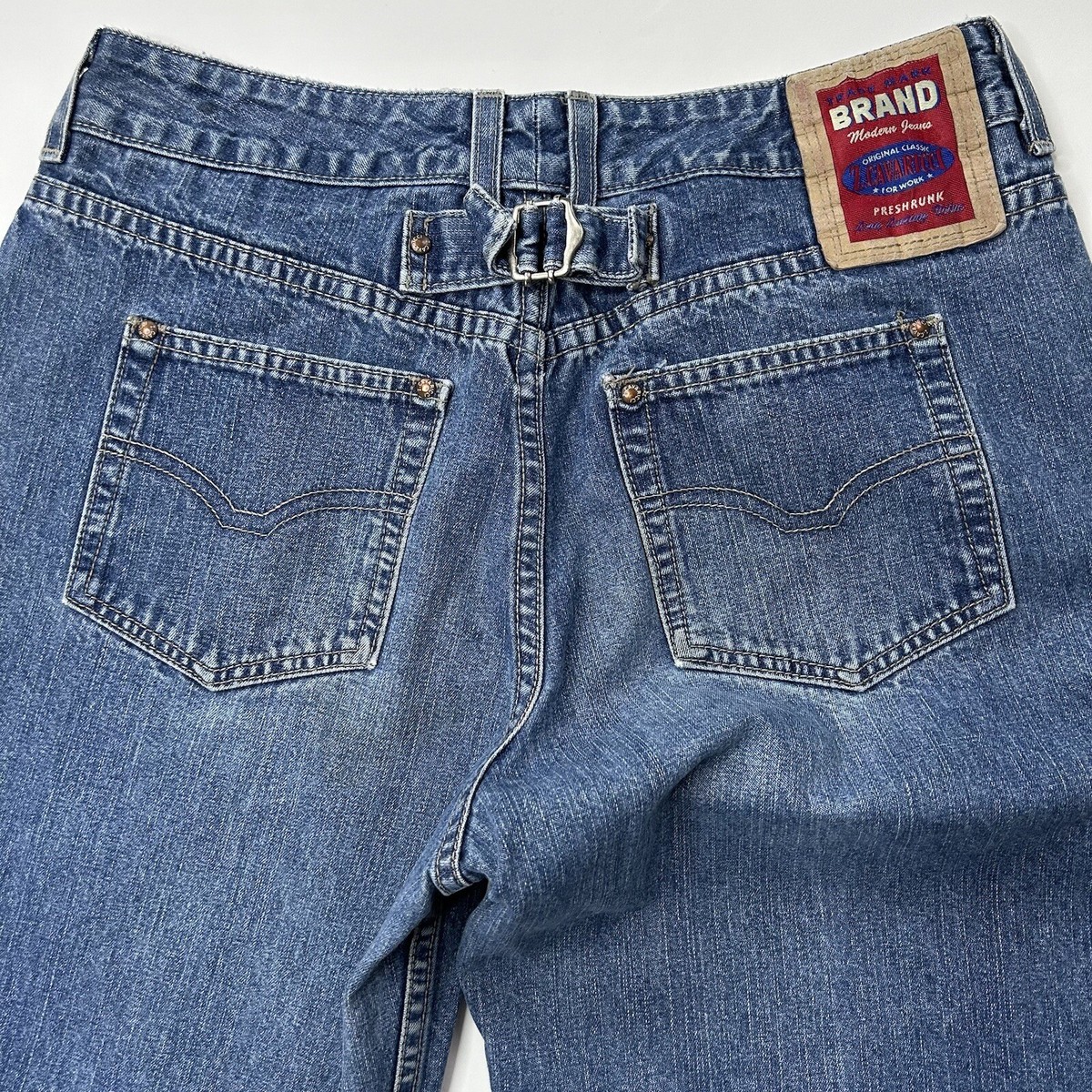 Vintage 90s Z Cavaricci Mom Jeans Women's 28 Baggy Loose Buckle