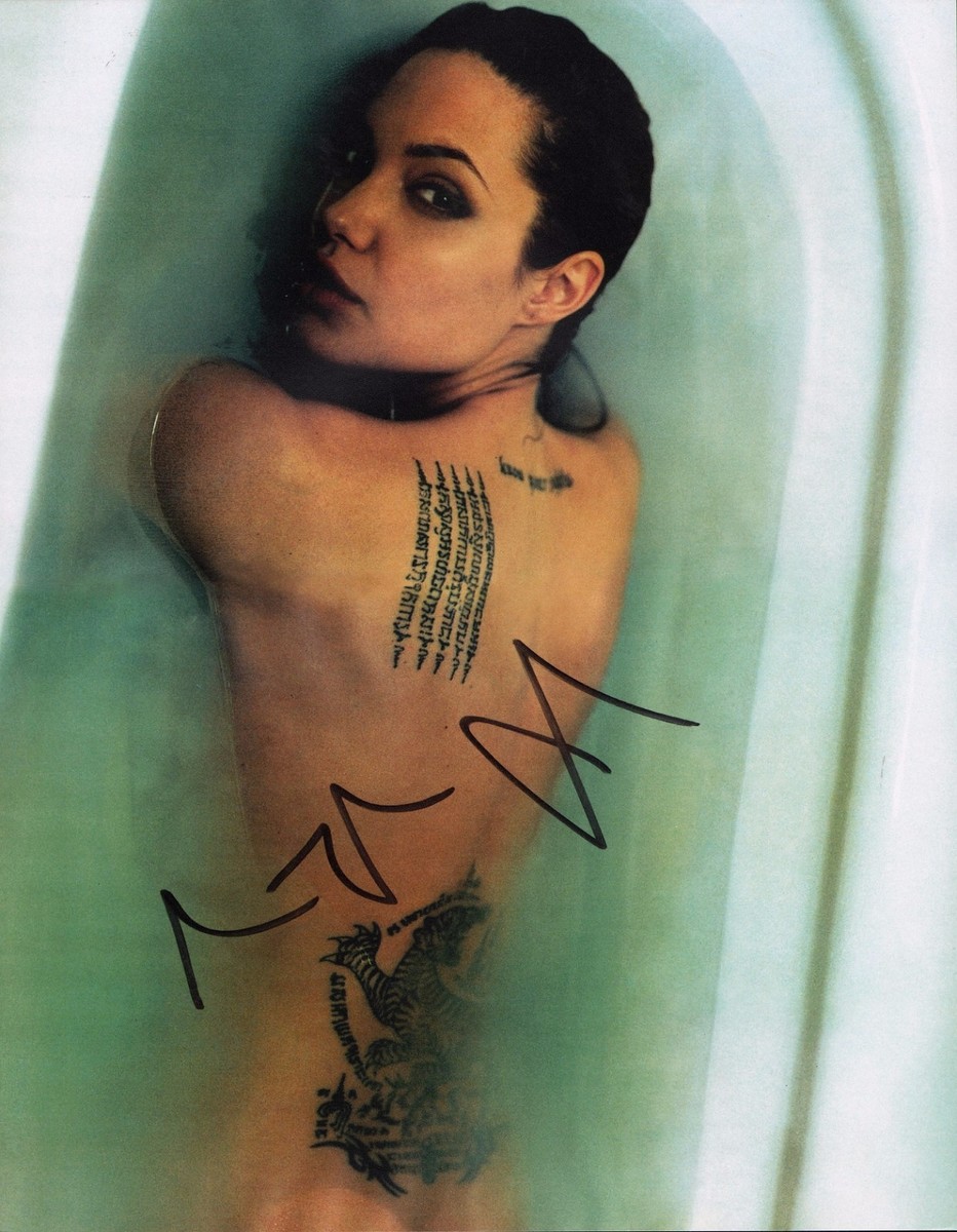 ANGELINA JOLIE Authentic Hand-Signed 