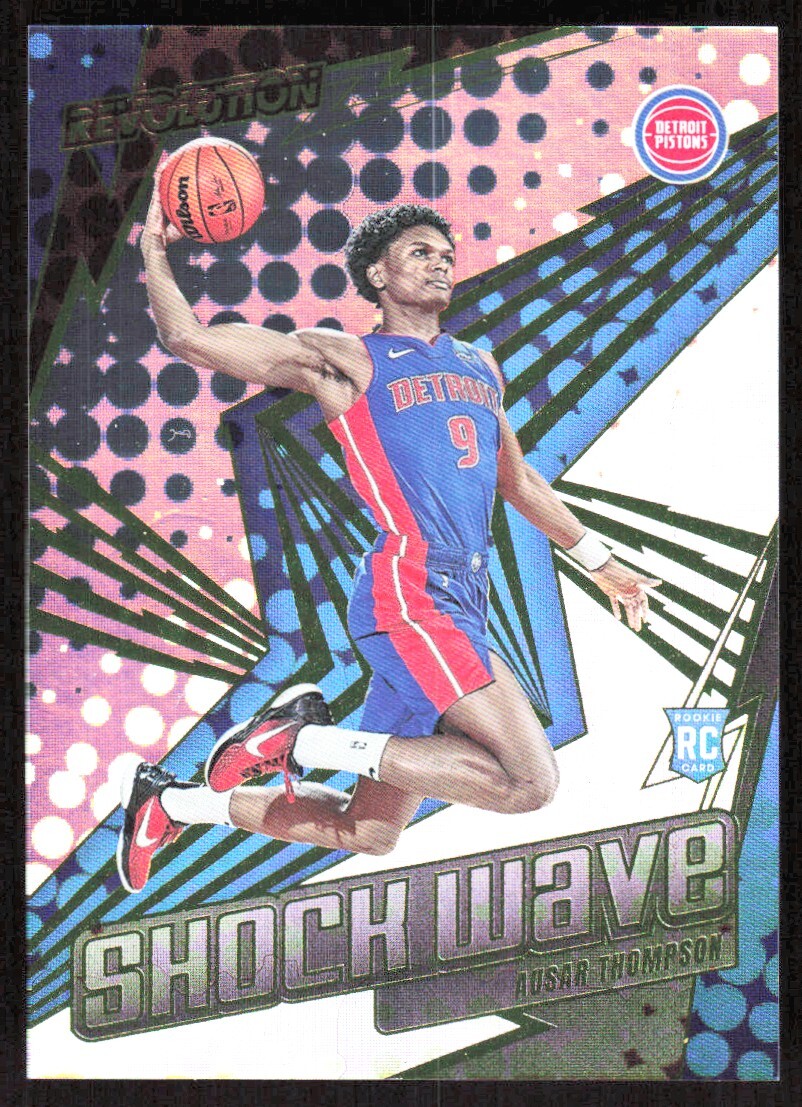 2023-24 9418D Panini Revolution SHOCKWAVE Ausar Thompson Rookie Detroit Pistons
