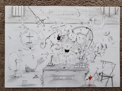 Charles Bronson handgezeichnet ORIGINAL Kunst handgezeichnet (selten unsigniert)