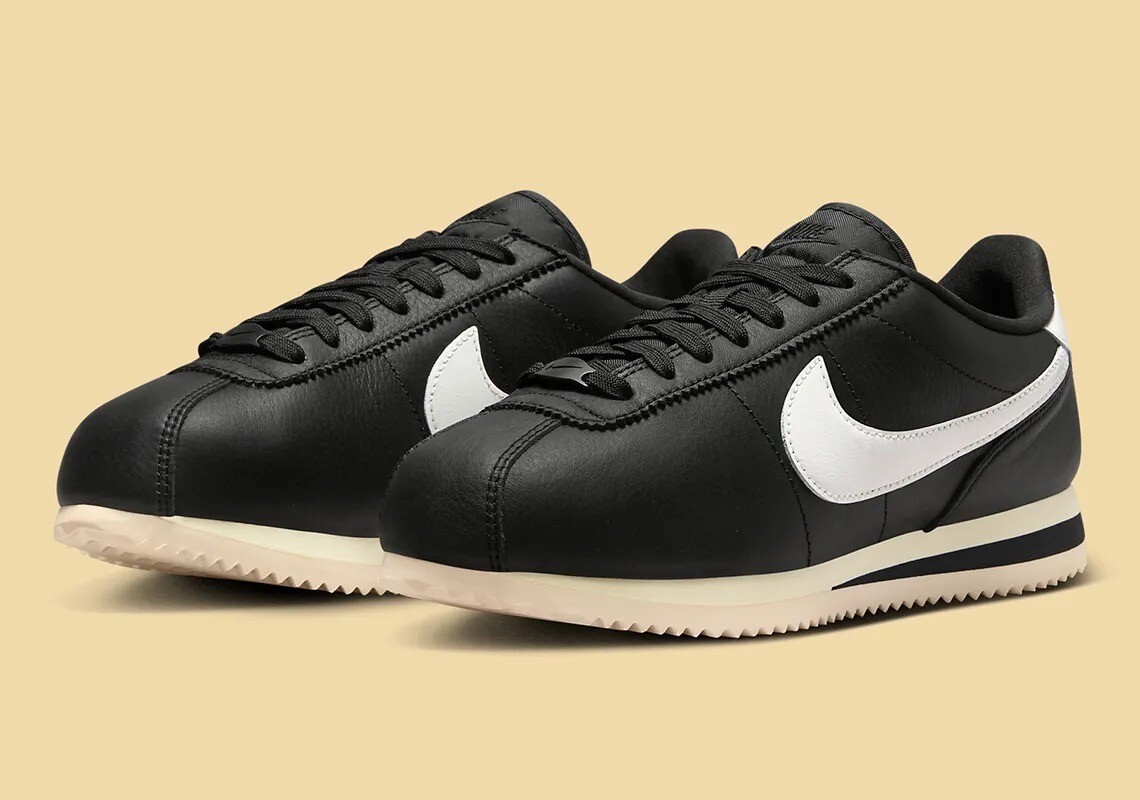 nike cortez black premium