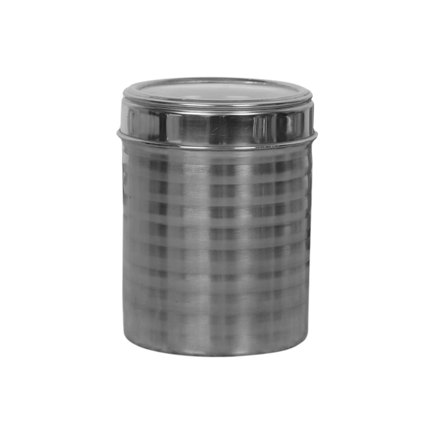 Home Centre Glovia Silver Stainless Steel Canister For Kitchenwear