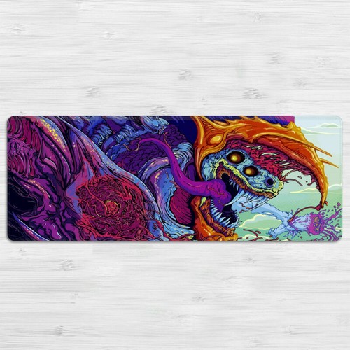 Hyper Beast Mouse Pad Large Size Mat Graffiti Style Mousepad 80*30cm For Cs Go - Bild 6 von 11