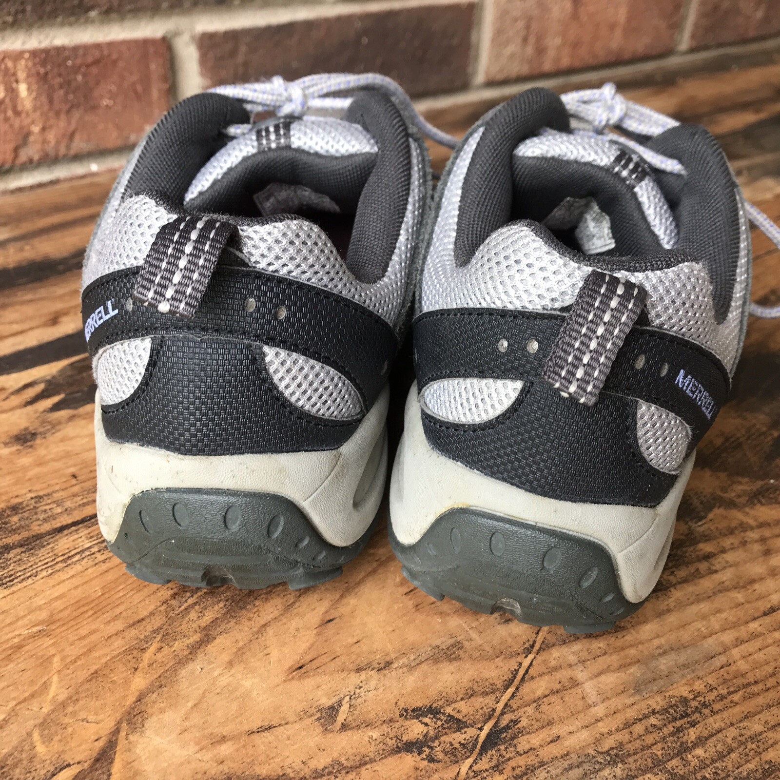 Merrill Moab 2 Waterproof Womens Hiking Shoes Size 7.5 Gray Periwinkle