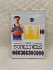 Brandin Podziemski 2023-24 NBA Hoops Basketball Rookie Sweaters Relic # RSW-BP0