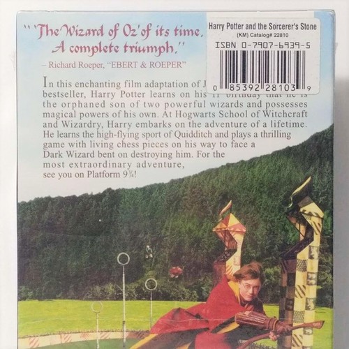 New Factory Sealed Harry Potter and the Sorcerer's Stone VHS HTF - Picture 9 of 12