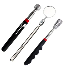 NEW  LED TELESCOPING MAGNETIC PICK UP TOOL KIT FLASHLIGHT MIRROR INSPECTION