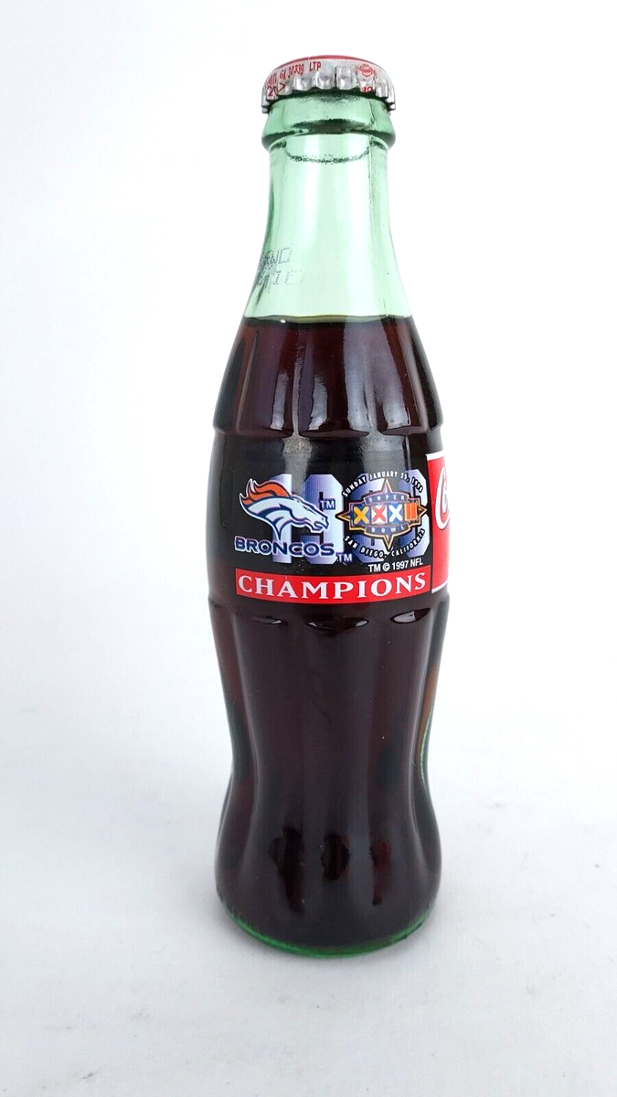 Super Bowl XXX Coca Cola Bottle Dallas Cowboys Pittsburgh Steelers