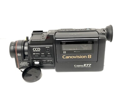 キャノン　E77 　８ミリビデオカメラ　ジャンク　Canon ジャンク品 Canon 8ミリビデオカメラレコーダー E77 - メルカリ