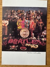Sir Peter Blake Signed Photo The Beatles Sgt Pepper's Lonely Hearts Club 1998