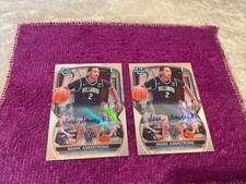 (2) 2023 Mark Armstrong #95 Bowman Chrome U 1st Bowman Base Auto Villanova