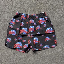 VTG 80s 90s Planet Hollywood Boxer Shorts All Over Print Small USA Cotton