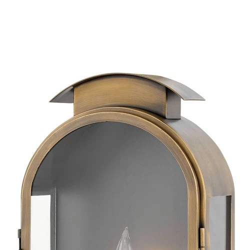 Hinkley Lighting 2525 Brass Rowley 3-Light 21"H Outdoor Wall Sconce - Picture 5 of 7