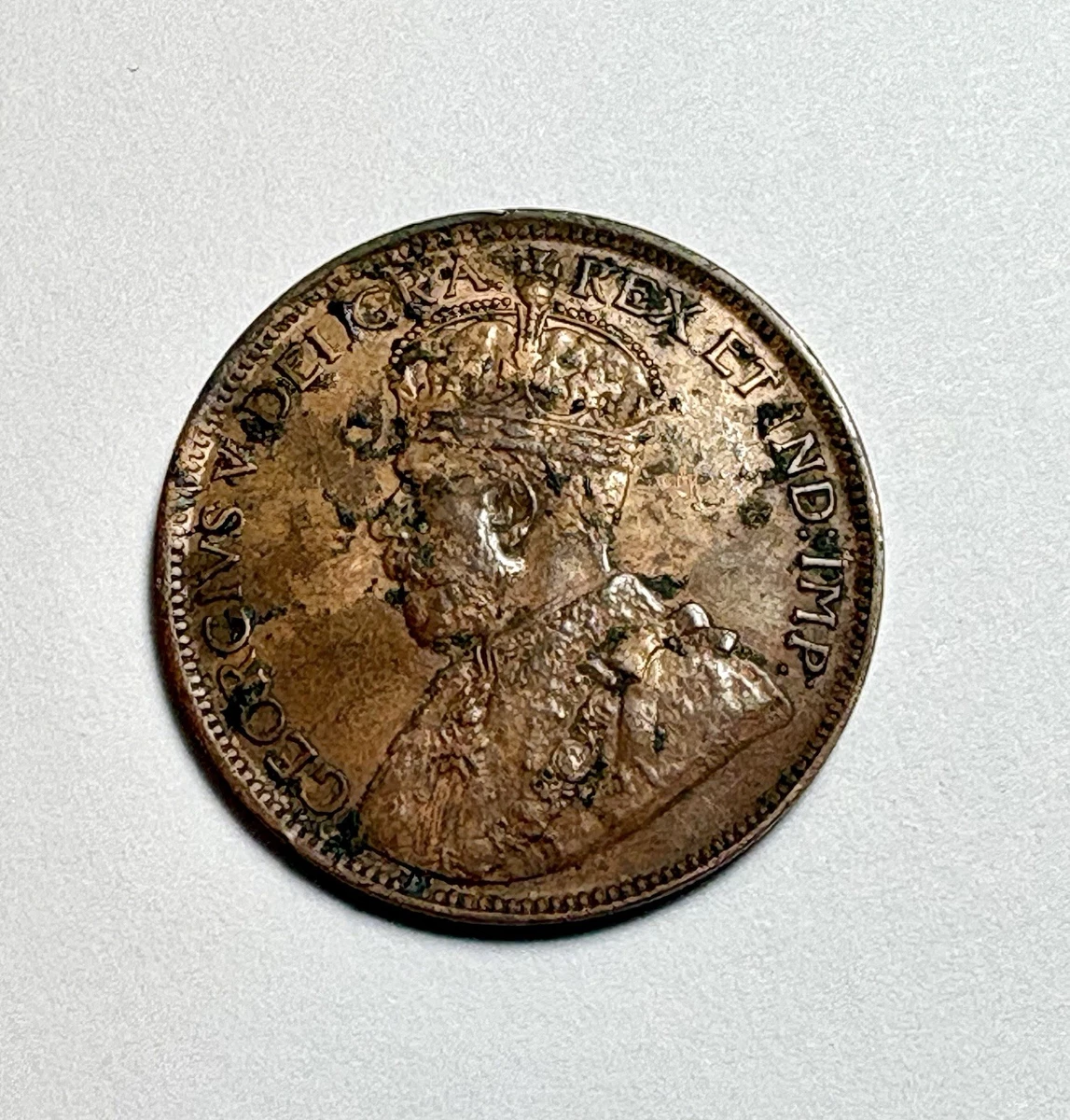 Pièce 1 Cent Canada 1918 - Non Circulée - Rouge Complet - Qualité CHN