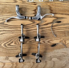 Shimano Deore V-brakes and levers BR-M510 Full set vintage retro used bike mtb