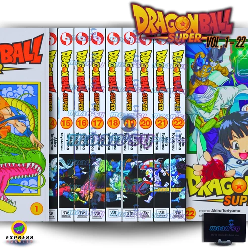 Dragon Ball Super Vol 1-22 Manga Inglés Juego Completo Cómics Nuevo Akira Toriyama